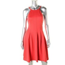 Calvin Klein Womens Pink Pleated Knee-Length Cocktail Dress  10   $134 - £59.94 GBP