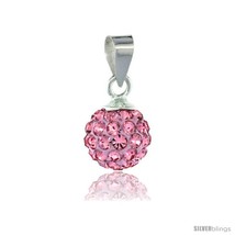 Sterling Silver Alexandrite Crystal Ball Pendants  - $12.04