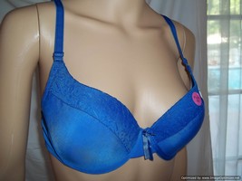 Lukasi Women&#39;s Blue Push Up Bra - Item#: 2007 - Size: 38B - NEW with Tag - £10.15 GBP