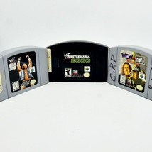 Nintendo 64 Cartidge Lot WWF/WCW Vs nWo Tested And Working - $466.47 MXN