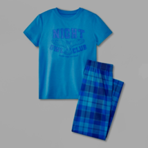 Cat &amp; Jack Boy&#39;s 2 Piece Pajama Set XX-LARGE 16-18 Night Owl Club Shirt ... - $19.99