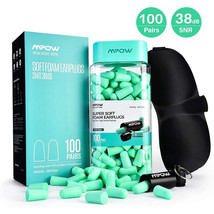 Mpow Soft Foam Ear Plugs SNR 38dB  100 Pairs - £15.95 GBP