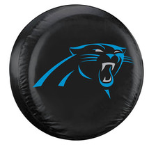 Carolina Panthers Tire Cover Large Size Black CO - $2,050.20 MXN