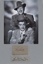 Abbott &amp; Costello Signed Photo - Who&#39;s On First? w/COA - £1,006.38 GBP