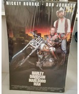 VTG Harley Davidson Marlboro Man Movie Poster Original 1991 Johnson Rour... - £126.72 GBP