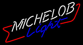 Michelob Light Cross Red Ribbon Neon Sign - £558.74 GBP