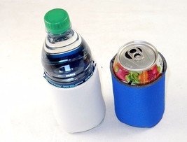 24 Collapsible Drink Coolers For 12 oz. Can or ½ Liter Bottle, Choice of Colors - £11.67 GBP