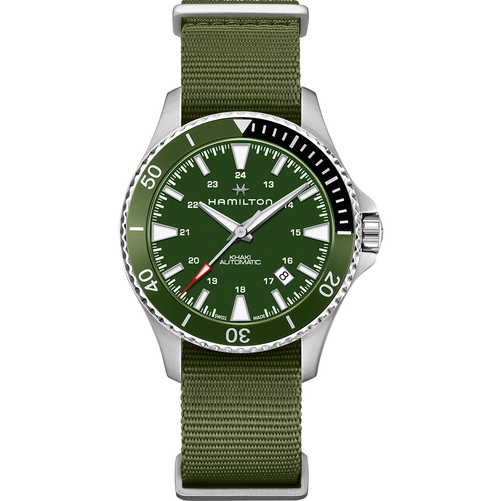 Hamilton Men&#39;s   Casual  canvas Stainless Steel  Exquisite   3Bar Waterp... - £103.72 GBP