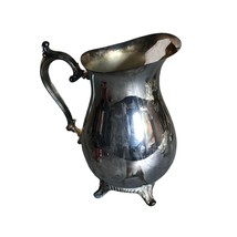 The International Silver Company Beverage Water Pitcher Ice Guard Silverplated - £35.30 GBP