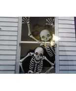 Halloween Skeletons Scary Door Banner Cover Wall Mural Decoration - €3,42 EUR