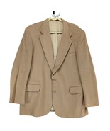 Robert Stock Men&#39;s 46L Camel 2-Button Blazer Suit Jacket Sports Coat, Ac... - $51.61 CAD