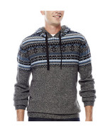 BRAND NWT Men&#39;s i jeans by Buffalo Lox Hooded Sweater Winter Xmas Size L... - $68.37 CAD