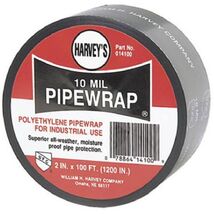 Harvey 14100 Poly Pipe Wrap, 2-Inch by 100-foot, Black - $32.13 CAD