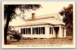Ann Arbor House Greenfield Village Dearborn Michigan Postcard - £7.89 GBP