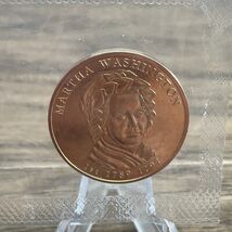 Martha Washington First Lady Of The Continental Army Bronze Coin KG JD - $5.93