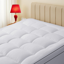 Queen Size Mattress Topper Extra Thick Matress Pad Bed Cover Pain Relief... - £39.68 GBP