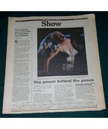 MADONNA SHOW NEWSPAPER SUPPLEMENT VINTAGE 1990 - $34.26 CAD