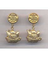 500th Anniversary Of Voyage Of Columbus 1492-1992 Commemorative Earrings - $10.00