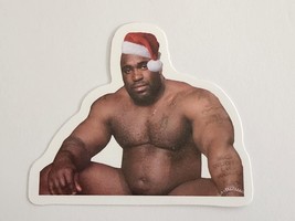 Nude Man with Santa Hat Sexy Adult Theme Sticker Decal Holiday Embellish... - $2.30