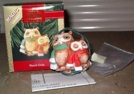 Hallmark Ornament Magic Light Watch Owls 1992 - £11.18 GBP