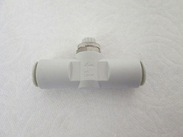 NEW SMC AS3001F-12 Metric In-Line Speed Controller w/One Touch Fittings - $15.52