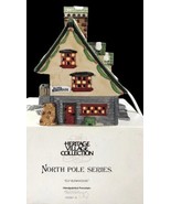 Elf Bunkhouse Lighted Christmas Porcelain Dept 56 North Pole Series 5601... - $25.75