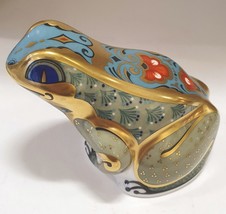 Royal Crown Derby - Fountain Frog - Paperweight - height 7cm - £82.50 GBP