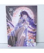 Raiden Genshin Wedding Double Side Waifu Card Anime Girl Art Oversize Board A5 - $22.76