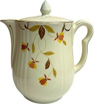 Hall&#39;s Autumn Leaf Jewel Tea Superior Large Water, Tea, Lemonade Pitcher - £23.97 GBP