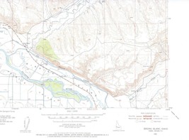 Birding Island Quadrangle Idaho 1952 Topo Map USGS 7.5 Minute Topographic - £15.69 GBP