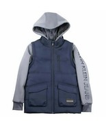 Calvin Klein Jeans Youth Boys 2-in-1 Hooded Jacket, NAVY, M 10/12 - €23,68 EUR