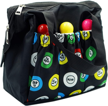 Yuanhe Bingo Dauber Bags with 6 Pockets Black Bingo Tote Bag … - $21.04