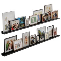 Denver 72&quot; Floating Shelves For Picture Frames Collage Wall Decor Picture Ledge  - £135.85 GBP