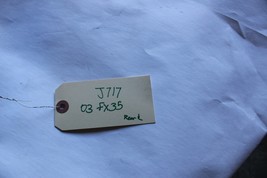 2003-2008 INFINITI FX35 FX45 REAR LEFT BACK DOOR WINDOW CONTROL SWITCH J717 image 7