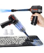 3 in 1 Computer Vacuum Cleaner Air Duster for Keyboard Cleaning Cordless... - £47.63 GBP