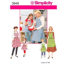 Simplicity Child and Adult Matching Apron Sewing Patterns, Sizes S-L - £18.87 GBP