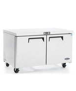 Atosa MGF8406 48&quot; 2 Two Door Undercounter Worktop Freezer Casters Free L... - $3,456.21 CAD