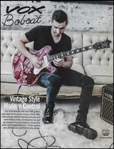 The Vox Bobcat V90 &amp; S66 electric guitar advertisement 8 x 11 ad print - £3.30 GBP