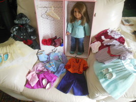 American Girl Just Like You 28 Pleasant Co Doll W/Case, clothes, accessories - $321.75