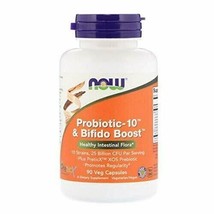 NOW Supplements, Probiotic-10™ &amp; Bifido Boost™ with 10 Strains, 25 Billion CF... - £19.39 GBP