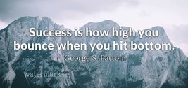 &quot;Sucess Is How High You Bounce When You Hit The...&quot; Quote Publicity Photo - £6.34 GBP