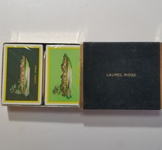 Vtg Laurel Ridge Pennslyvania Double Deck Playing Cards Redislip Jokers ... - $12.19