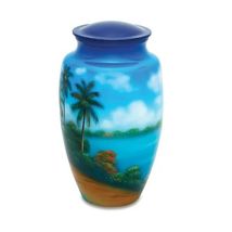 Paradise 220 Cubic Inches Large/Adult Funeral Cremation Urn for  Ashes - $225.00