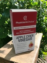 Physicians Choice Organic Apple Cider Vinegar Diet Supplement - 60 Capsules 5/24 - £12.52 GBP