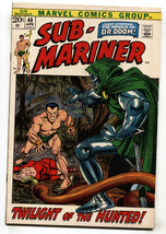 Sub-mariner #48-DOCTOR DOOM- Marvel comic book 1972 FN- - £30.01 GBP