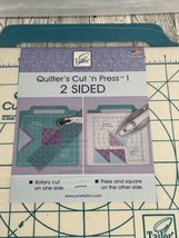 Vintage 1995 June Tailor Quilter&#39;s Cut &#39;n&#39; Press Two Sided Quilting Tool 13”x13” - £35.46 GBP