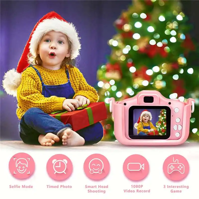 1080P IPS 2.0 Inch HD LCD Digital Camera for Children Kids Baby Cute Camcorder - £15.71 GBP