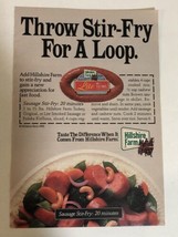 1992 Hillshire Farms Sausage Vintage Print Ad Advertisement pa18 - £4.73 GBP