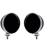 7&quot; Black Dietz Semi Truck Headlight Lamp Bucket Housing Chrome Rim &amp; Wir... - $1,012.64 MXN