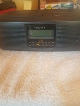 Sony ICF-CD810 AM FM Stereo CD Player, Digital Dual Alarm Clock Radio - £39.56 GBP